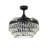 48" Retractable Blade Ceiling Fan with Light and Remote, Modern Fandelier Ceiling Fan, Patented Design Technology, Stronger Thicker Blades, Antique Black-2063294764