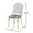 Outdoor Chairs In Gray, French Bistro Style, Aluminum And , Rust , Of 2 For Garden & Use Pe Chairs, 2, Frame, Design, Rust-