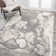 Clodovea Abstract Marbled Modern Gray/Cream Rug