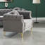 Canapé Chesterfield en velours avec coussins ronds-546643843
