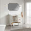 Ensemble de meuble-lavabo simple autoportant 36 po avec 2 poignées entièrement assemblé