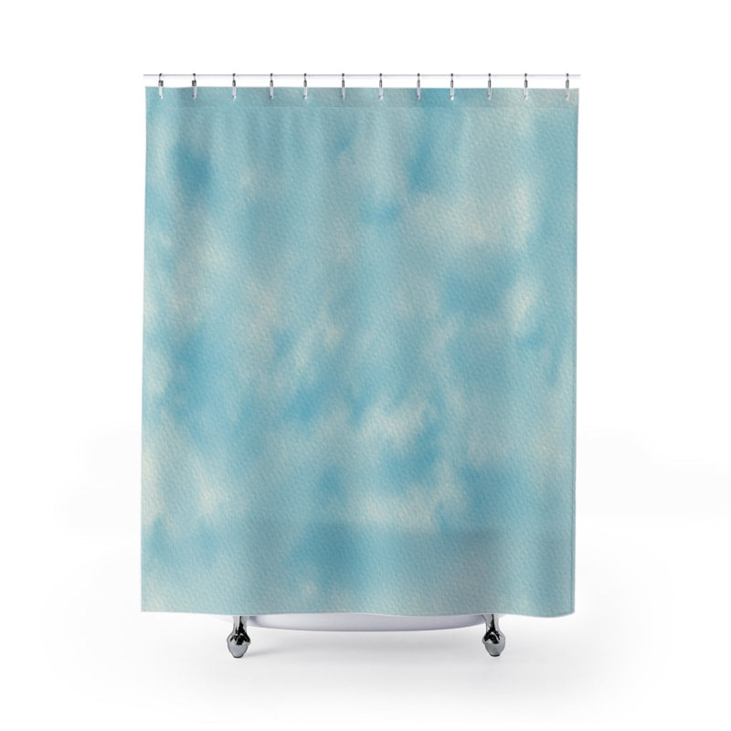 Rideau de douche simple abstrait