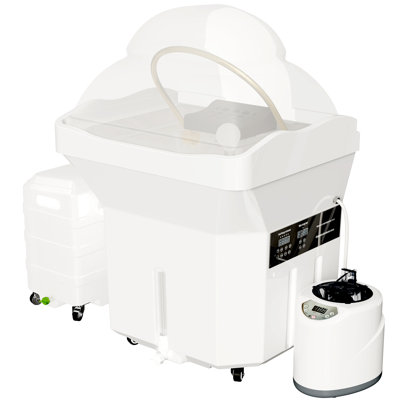 Équipement de spa Baasha Head, spa Shampoo Bowl Head avec système de circulation d'eau, fonction de luminothérapie, équipement de spa pour cheveux avec circulation d'eau