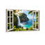 Paysage et nature, cascade tropicale, vue sur l'océan, scène de fenêtre-1713685700-1713685698-1713685699