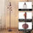 Farmhouse Industrial Dimmable Floor Lamp With 3 Lights, Metal Cage Tree Design, Includes 3 LED Bulbs, 68" Height For Living Room, Bedroom, Office