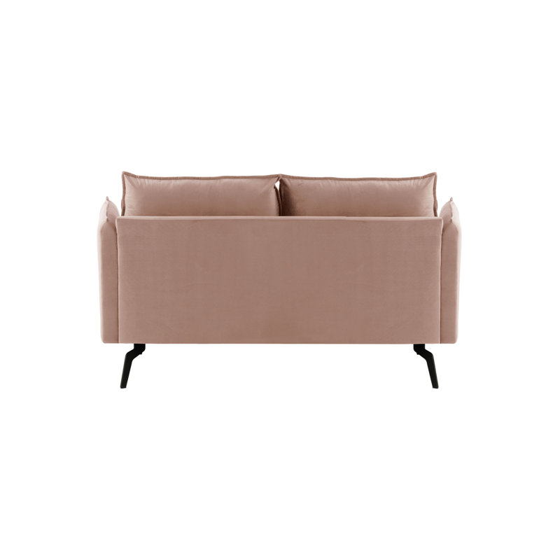 Fauske 2 Seater Sofa, 95cm H x 171cm W x 98cm D, Pink