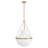 Collins Large Interior Teardrop Pendant w/ Cased Opal Glass-94487097