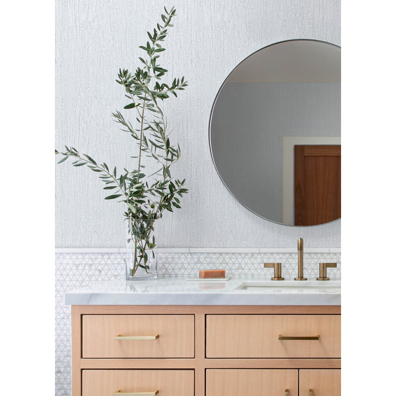 Papier peint texturé Ironbark Beige, Gris