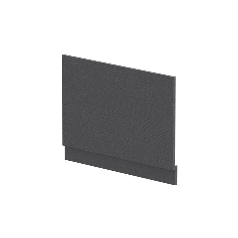 750Mm Bath End Panel & Plinth, Graphite Grey