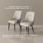 Faux Leather High Back Dining Chairs (Set of 2)-1923625893