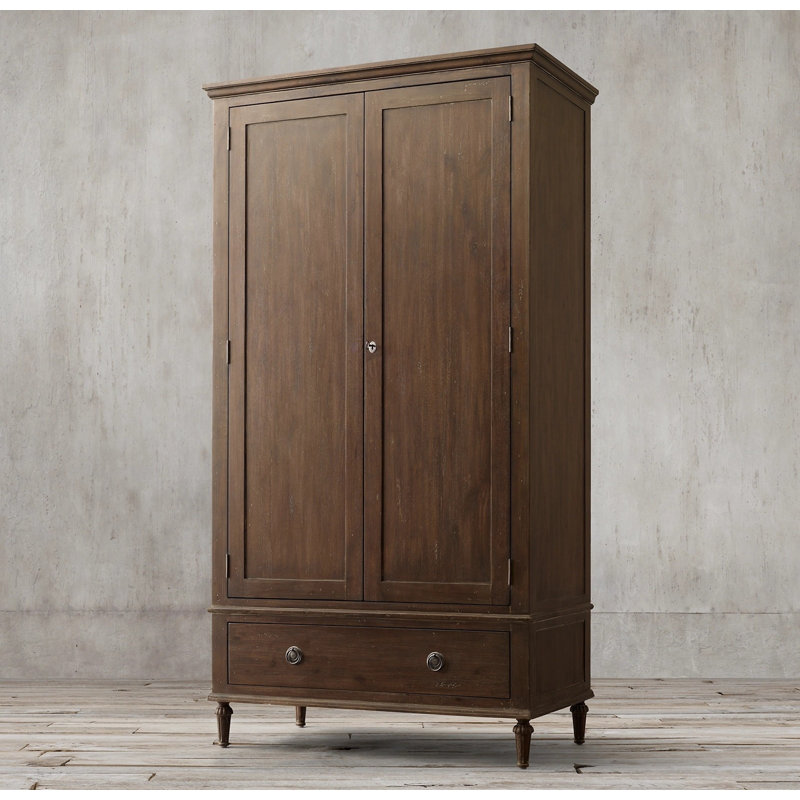 Garde-robe rétro American Country, Brun