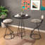 Ensemble de 2 tabourets de bar rembourrés avec tabourets de bar modernes en velours pour îlot de cuisine et salon-144202761