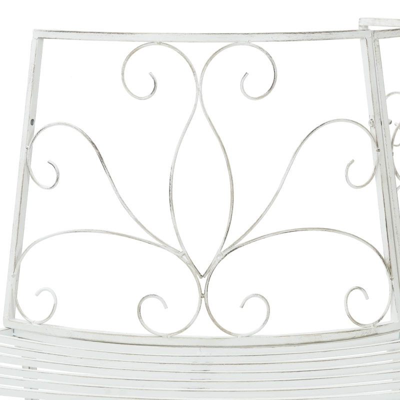 Outdoor Bench, Antique White