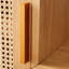 Armoire de rangement en rotin et commode