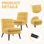 Fauteuil de chambre large Kamna-1011264857