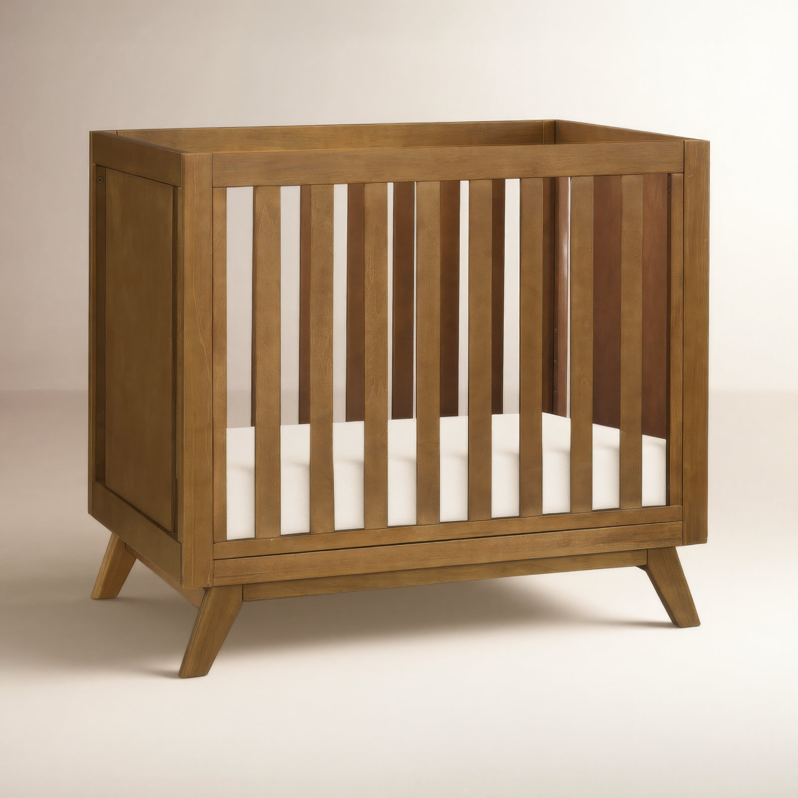 Otto 3-in-1 Convertible Crib, Walnut