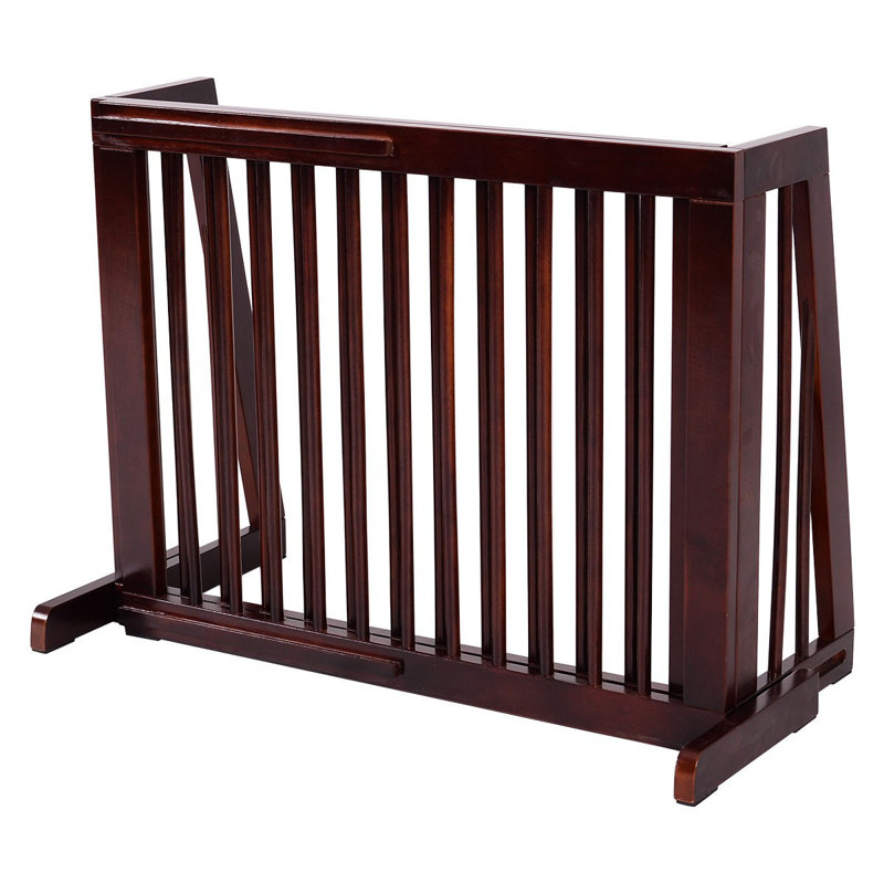 Barrière pour animaux autoportante en bois l 80 po x H 22 po