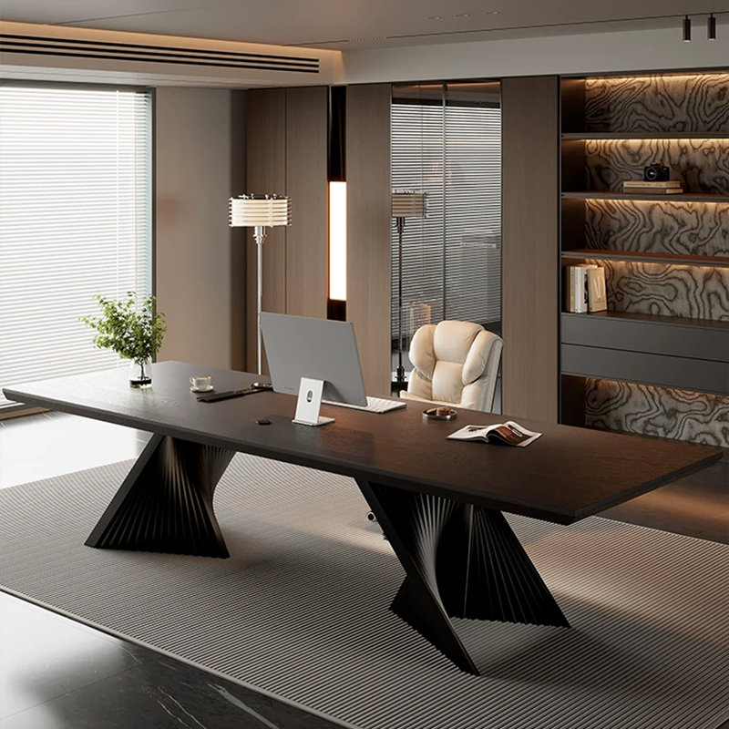 Bureau d'écriture 94,49 "Minimalist Commercial, 29.53" H x 94.49" W x 31.5" D