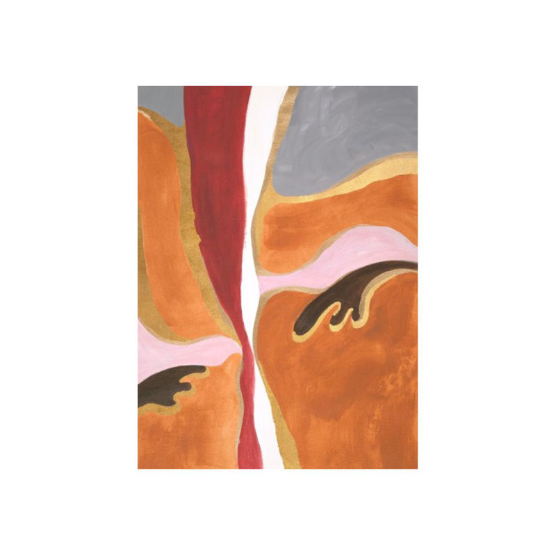 Dancing With You I Painting by Sara Brown, 33" H x 24" W, Glass Coat