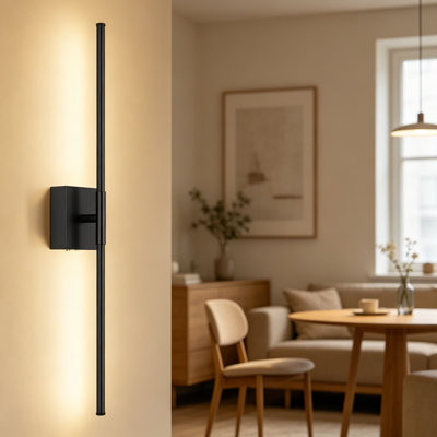 Battery Operated Wall Sconce Set Of Two With Remote Control, Dimmable 3000K-6000K LED Wireless Wall Lights, 350° Rotatable, Timer Function, For Bathroom Living Room Hallway