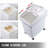 VEVOR 6.6 Gallons Rectangle Plastic Food Storage Container
