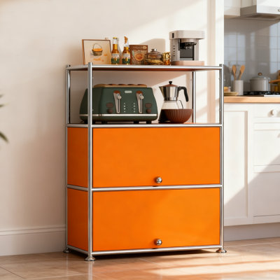 Armoire d'appoint à 2 portes avec tablettes réglables