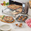 Circulon Total Bakeware Nonstick Toaster Oven and Personal Pizza Pan Baking Set, 4 Piece
