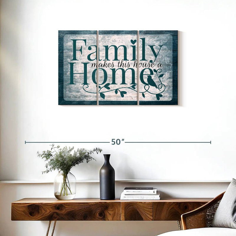 Plaque murale Family Family, H 20 po x l 33 po