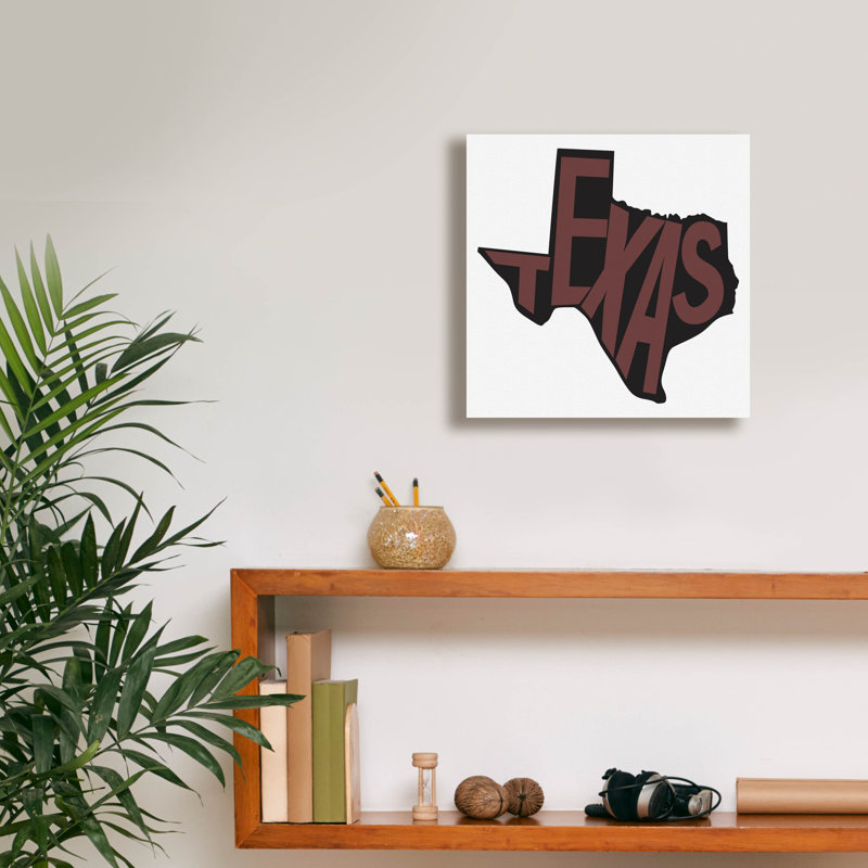 'Texas 2' by Art Licensing Studio Canvas Wall Art