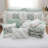 9 Piece Percale Comforter Set Aqua