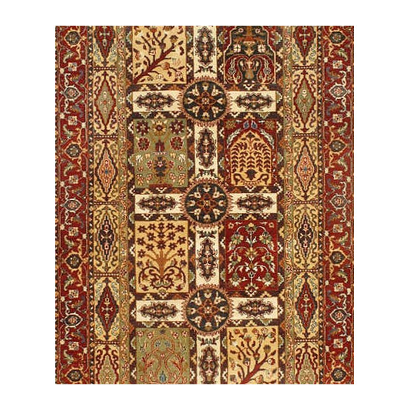 Tabriz Wool Oriental Area Rug, Rectangle 3' x 5'1"