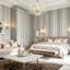 Blush Pink & Grey Distressed Wood Plank Effect Wallpaper