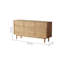 Commode de style moderne en chêne blanc