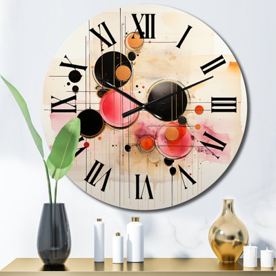 Horloge murale moderne synchronisée Elegant Vintage
