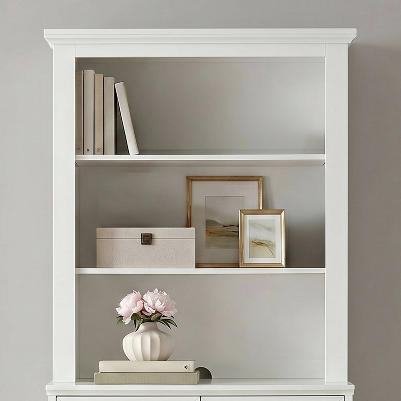 Huche en bois Martha Stewart Bedford, Blanc