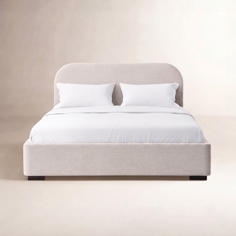 Lit plateforme Reigo, Grand, Naturel