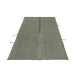 Rug & Kilim’S Contemporary Kilim In Seafoam Blue With Green And White Accents