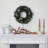 Snow Tip Christmas Wreath with LED Lights