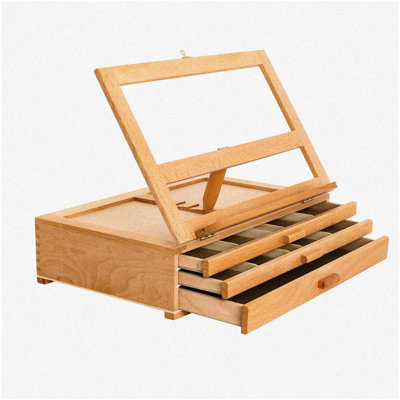 Portable ArtBox Easel with 3 Drawers