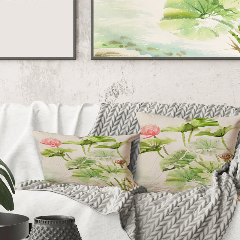 Floral Throw Pillow