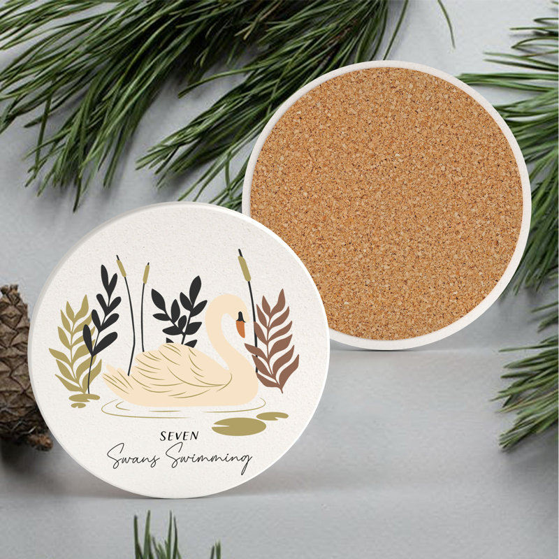 Santamaria Ceramic Round 1 Piece Coaster