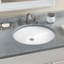 Reliance Commercial Ceramic Oval Undermount Bathroom Sink with Overflow-1711071