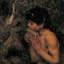 «A Hamadryad, 1893» par John William Waterhouse, reproduction d'art sur toile-1470238811