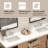 Vivian 72” Bathroom Vanity with Statuario Countertop-700059315