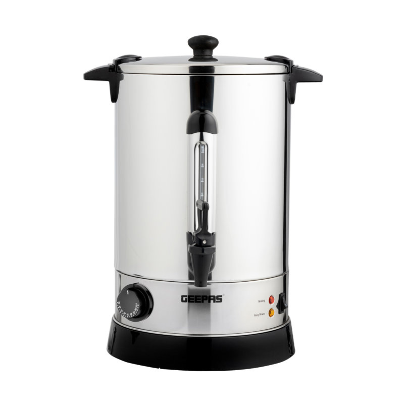 Geepas Electric Catering Urn, Instant Hot Water Boiler Dispenser, 15L 