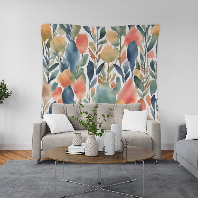 Tapisserie murale, H 80 po x l 68 po