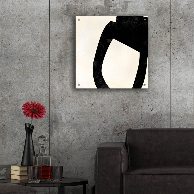 Epic Art 'The Space Between 4' by Laura Gibson Acrylic Glass Wall Art,, 24" H x 24" W