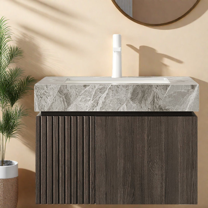 Meuble-lavabo et lavabo flottant 24 po