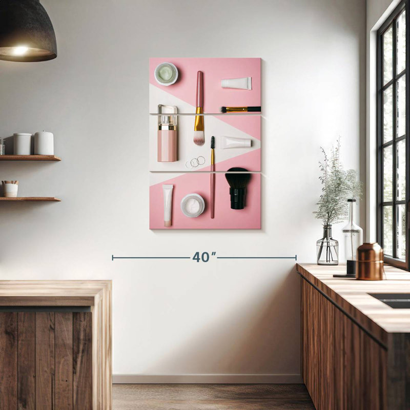 Collection de maquillage Sh Shillworth, H 38 po x l 24 po