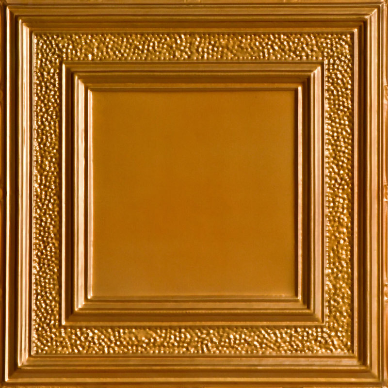 Carreau de plafond en fer-blanc 2 pi x 2 pi Country Cork, Lincoln Lincoln